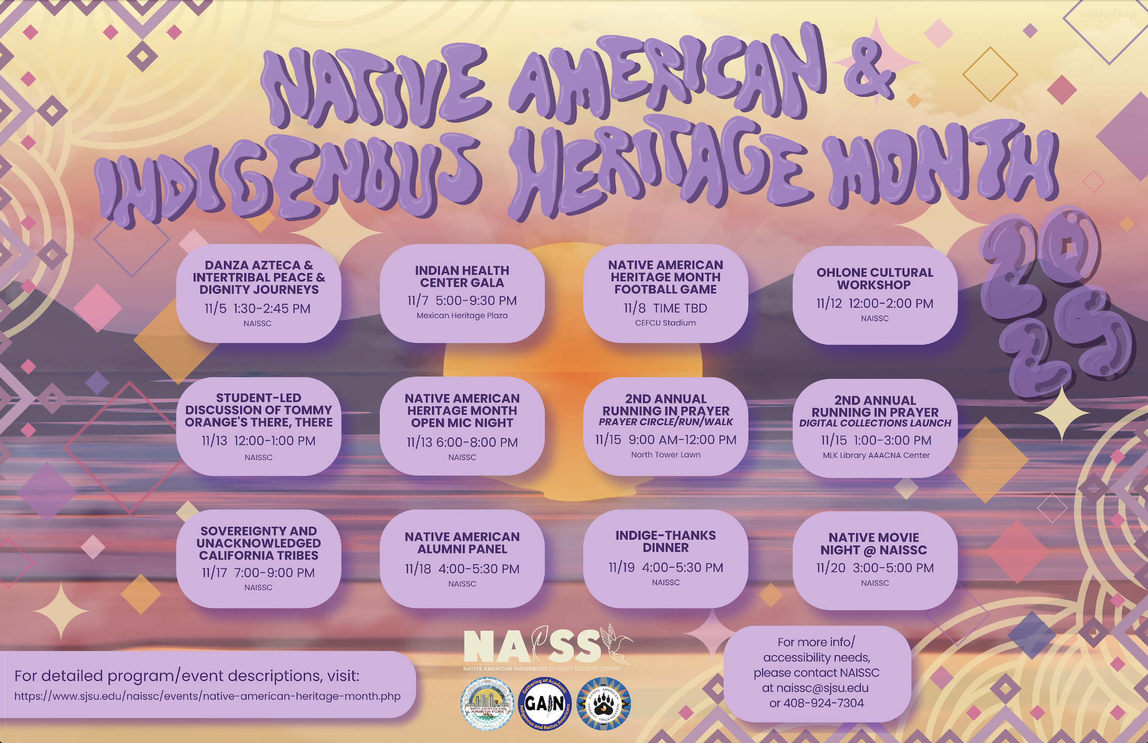 Native American Heritage Calendar 2025 Native American Heritage Calendar 2025