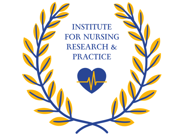 INRP Logo INRP logo - a yellow and blue laurel wreath, with INRP name inside