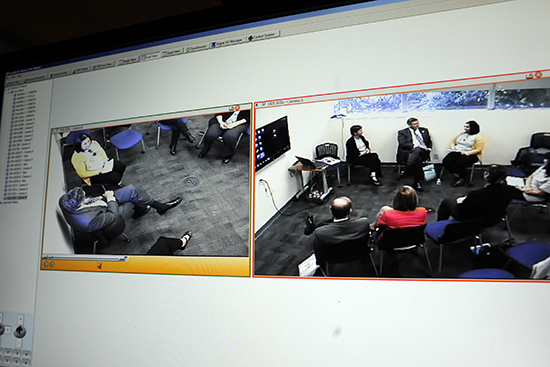 screen showing multiple surveillance views