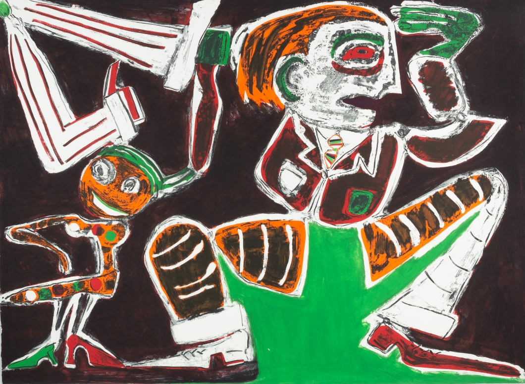 Untitled, 1984, George McNeil Silkscreen, 2021.1.22