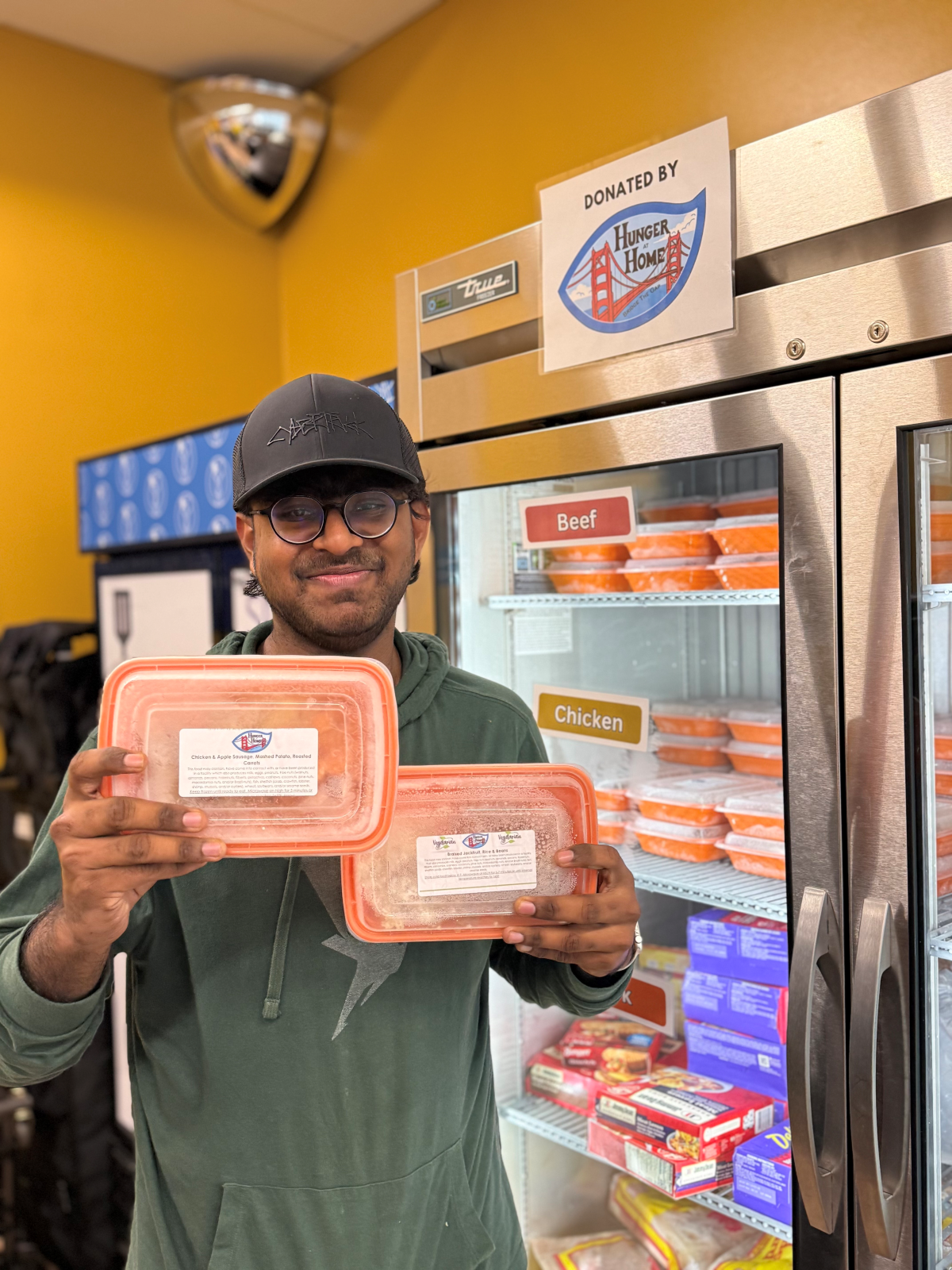 student showing Hunger at Home program